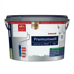 toom Baumarkt toom Premiumweiß matt 10 l Angebot