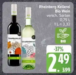 Edeka Rheinberg Kellerei Bio Wein Angebot