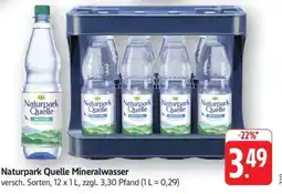 Edeka Naturpark Quelle Mineralwasser Angebot