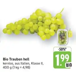 Edeka Bio Trauben hell Angebot