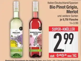 Edeka Bio Pinot Grigio, Merlot Angebot