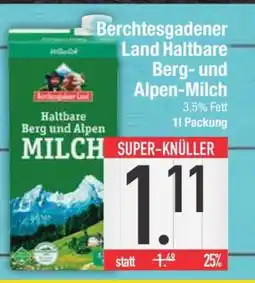 Edeka Berchtesgadener Land Haltbare Berg- und Alpen-Milch Angebot