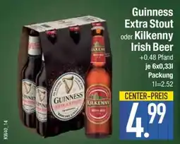 Edeka Guinness Extra Stout oder Kilkenny Irish Beer Angebot