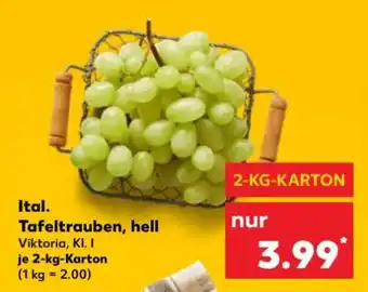Kaufland Ital. Tafeltrauben, hell Angebot