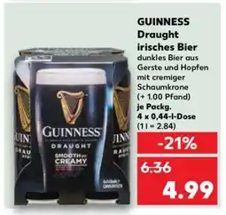 Kaufland GUINNESS Draught irisches Bier Angebot