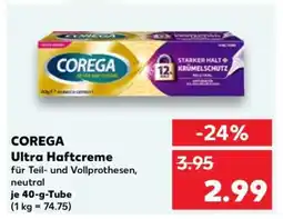 Kaufland COREGA Ultra Haftcreme Angebot