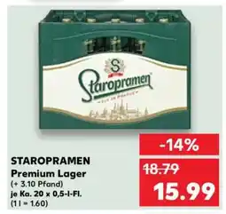 Kaufland STAROPRAMEN Premium Lager Angebot