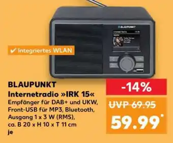 Kaufland BLAUPUNKT Internetradio IRK 15 Angebot