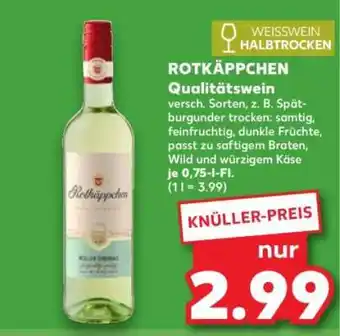 Kaufland ROTKÄPPCHEN Qualitätswein Angebot