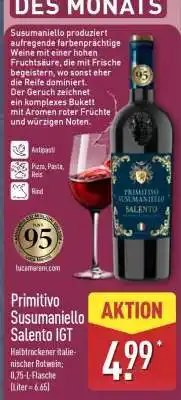 Aldi Nord Primitivo Susumaniello Salento IGT Angebot