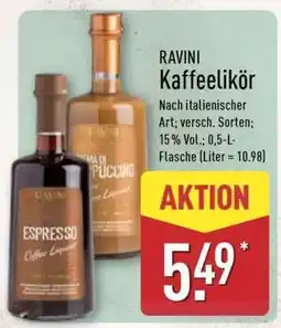 Aldi Nord RAVINI Kaffeelikör Angebot