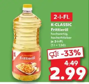 Kaufland K-CLASSIC Frittieröl Angebot