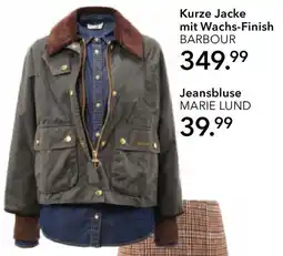 Peek & Cloppenburg Hamburg BARBOUR Kurze Jacke mit Wachs-Finish Angebot