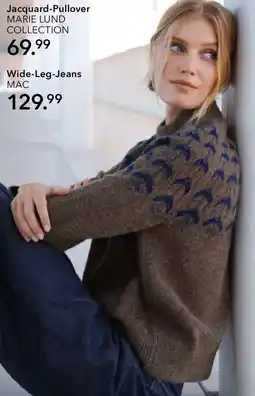 Peek & Cloppenburg Hamburg Jacquard-Pullover MARIE LUND COLLECTION Angebot