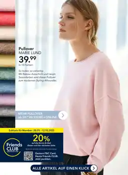 Peek & Cloppenburg Hamburg MARIE LUND Pullover Angebot
