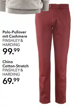Peek & Cloppenburg Hamburg Chino Cotton-Stretch FINSHLEY & HARDING Angebot
