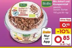 Netto Marken-Discount BioBio Bio-Joghurt & Knuspermüsli Angebot