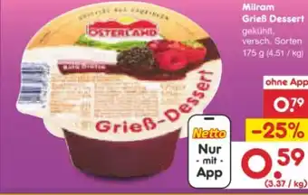 Netto Marken-Discount Osterland Grieß-Dessert Angebot