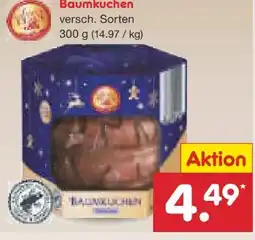 Netto Marken-Discount Santa Claus in Town Baumkuchen Vollmilch Angebot