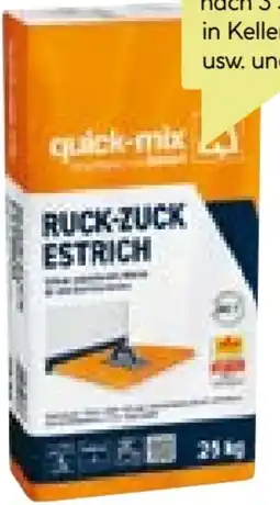 BayWa Quick-Mix Ruck-Zuck-Estrich Angebot