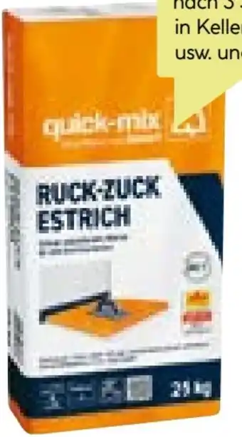 BayWa Quick-Mix Ruck-Zuck-Estrich Angebot