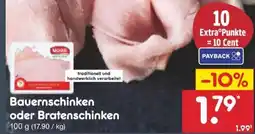 Netto Marken-Discount Moser Speckworld Bauernschinken Angebot