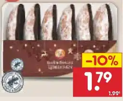 Netto Marken-Discount Santa Claus in Town Runde Braune Lebkuchen Angebot