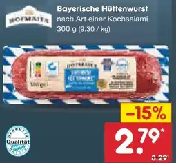 Netto Marken-Discount Wolf Hüttenwurst Angebot