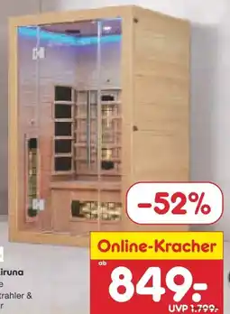 Netto Marken-Discount Artsauna Infrarotkabine Kiruna Angebot