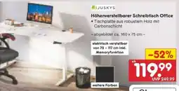 Netto Marken-Discount Juskys Höhenverstellbarer Schreibtisch Office Angebot