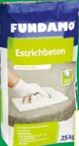 BayWa Fundamo Estrichbeton Angebot