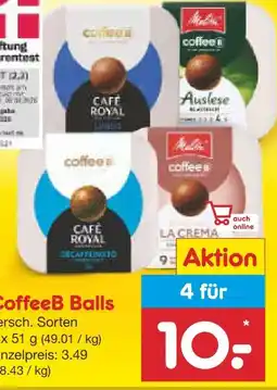 Netto Marken-Discount CoffeeB Coffee Balls Angebot