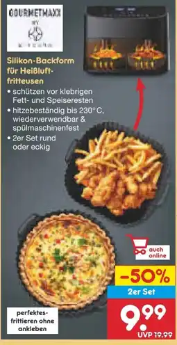 Netto Marken-Discount Gourmetmaxx Silikon-Backform Angebot