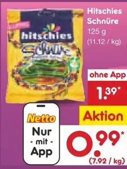 Netto Marken-Discount Hitschler Hitschies Schnüre Angebot