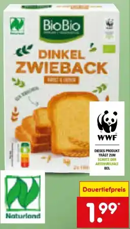 Netto Marken-Discount BioBio Bio-Dinkelzwieback Angebot