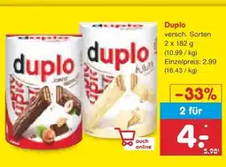 Netto Marken-Discount Ferrero Duplo Angebot