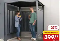 Netto Marken-Discount Westmann Fahrrad-Raucherunterstand Angebot