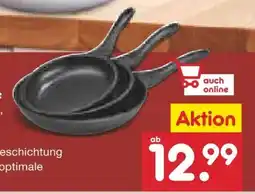 Netto Marken-Discount Ceraflon Profi-Alugusspfannen Angebot
