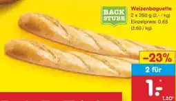 Netto Marken-Discount Netto Backstube Weizenbaguette Angebot