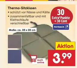 Netto Marken-Discount Thermo-Sitzkissen Angebot