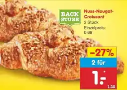 Netto Marken-Discount Netto Backstube Nuss-Nougat-Croissant Angebot