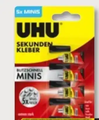 PENNY UHU Sekundenkleber Blitzschnell Minis Angebot