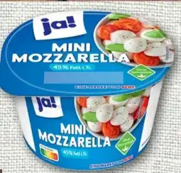 nahkauf ja! Mini Mozzarella Angebot