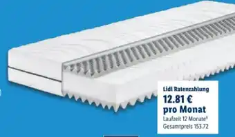 Lidl Badenia Bettcomfort Trendline 7-Zonen-Kaltschaummatratze BT 260 Angebot