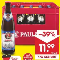 Netto Marken-Discount Paulaner Original Münchner Hell Angebot
