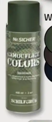 PENNY Nr. Sicher Sprühlack Camouflage Colors Angebot