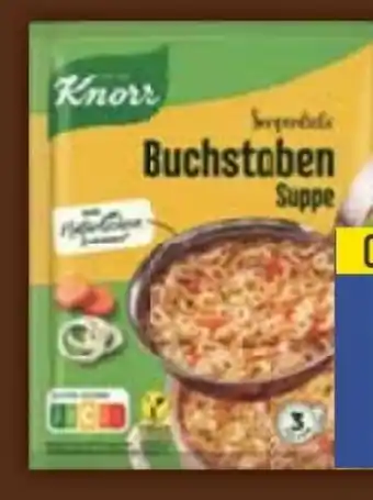 E-Center Knorr Suppenliebe Buchstabensuppe Angebot
