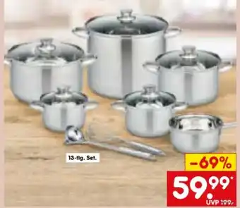 Netto Marken-Discount GSW Kochtopf-Set Rigo 13-tlg Angebot