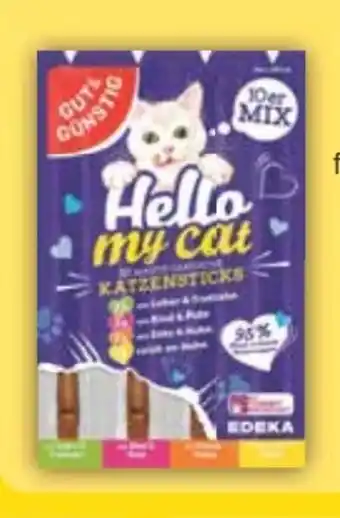 E-Center Gut & Günstig Hello my cat Katzen-Sticks Angebot
