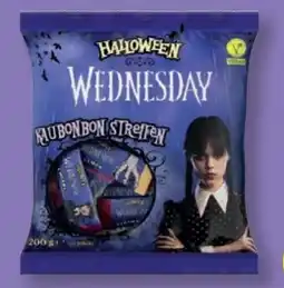 Lidl Halloween Kaubonbon Streifen Wednesday vegan Angebot